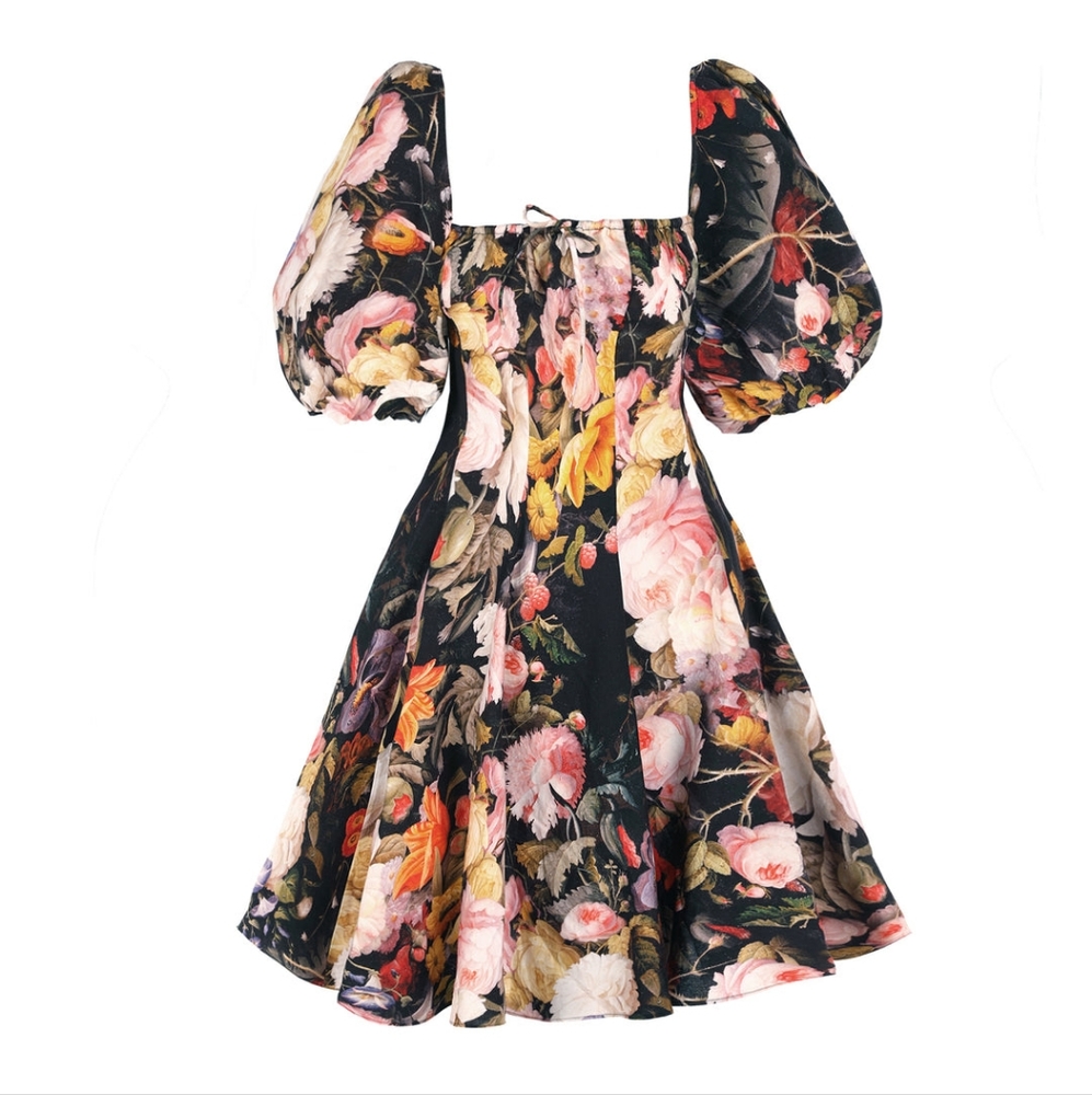 SOLD - NWTs Selkie Fête des Fleurs Mini Day Dress (Medium)
